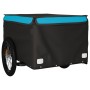 Remolque para bicicleta hierro negro y azul 45 kg de vidaXL, Remolques para bicicletas - Ref: Foro24-94093, Precio: 84,54 €, ...