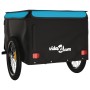 Black and blue iron bicycle trailer 45 kg by vidaXL, Bicycle trailers - Ref: Foro24-94093, Price: 84,54 €, Discount: %