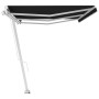 Manual retractable foot awning anthracite 600x300 cm by vidaXL, Awnings - Ref: Foro24-3069599, Price: 653,00 €, Discount: %