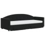 Sofá cama nido con cajones terciopelo negro 80x200 cm de vidaXL, Camas y somieres - Ref: Foro24-3197370, Precio: 471,50 €, De...