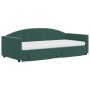 Sofá cama nido con cajones terciopelo verde oscuro 90x200 cm de vidaXL, Camas y somieres - Ref: Foro24-3197375, Precio: 487,6...