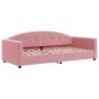 Sofá cama nido con cajones terciopelo rosa 90x200 cm de vidaXL, Camas y somieres - Ref: Foro24-3197376, Precio: 483,95 €, Des...