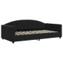 Sofá cama nido con cajones terciopelo negro 100x200 cm de vidaXL, Camas y somieres - Ref: Foro24-3197384, Precio: 508,38 €, D...