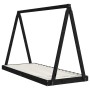 Estructura de cama para niños madera de pino negro 80x200 cm de vidaXL, Cunas y camas para niños - Ref: Foro24-834536, Precio...