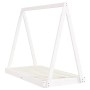 Estructura de cama para niños madera de pino blanco 70x140 cm de vidaXL, Cunas y camas para niños - Ref: Foro24-834526, Preci...