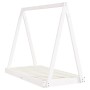 Estructura de cama para niños madera de pino blanco 70x140 cm de vidaXL, Cunas y camas para niños - Ref: Foro24-834526, Preci...