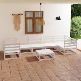 Juego de muebles de jardín 8 piezas madera maciza de pino de vidaXL, Conjuntos de jardín - Ref: Foro24-3076255, Precio: 397,9...