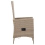 Juego de comedor de jardín 5 piezas beige de vidaXL, Conjuntos de jardín - Ref: Foro24-3071774, Precio: 601,50 €, Descuento: %