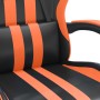 Silla gaming cuero sintético negro y naranja de vidaXL, Sillones para videojuegos - Ref: Foro24-3143824, Precio: 127,95 €, De...