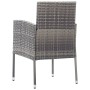 Juego de comedor de jardín 5 piezas gris antracita de vidaXL, Conjuntos de jardín - Ref: Foro24-3071792, Precio: 343,26 €, De...