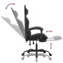 Silla gaming con reposapiés cuero sintético negro camuflaje de vidaXL, Sillones para videojuegos - Ref: Foro24-3143841, Preci...