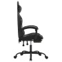 Silla gaming con reposapiés cuero sintético negro camuflaje de vidaXL, Sillones para videojuegos - Ref: Foro24-3143865, Preci...