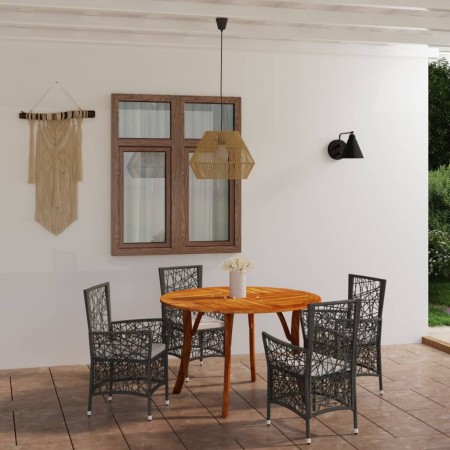 Brown 5-piece garden dining set by vidaXL, Garden sets - Ref: Foro24-3071812, Price: 763,82 €, Discount: %