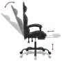 Silla gaming con reposapiés cuero sintético negro camuflaje de vidaXL, Sillones para videojuegos - Ref: Foro24-3143865, Preci...