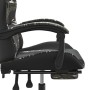 Silla gaming con reposapiés cuero sintético negro camuflaje de vidaXL, Sillones para videojuegos - Ref: Foro24-3143865, Preci...