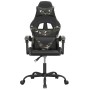 Silla gaming cuero sintético negro y camuflaje de vidaXL, Sillones para videojuegos - Ref: Foro24-3143853, Precio: 118,13 €, ...