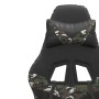 Silla gaming cuero sintético negro y camuflaje de vidaXL, Sillones para videojuegos - Ref: Foro24-3143853, Precio: 118,13 €, ...