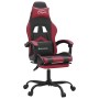 Gaming chair with footrest synthetic leather black red red by vidaXL, Gaming chairs - Ref: Foro24-3143909, Price: 128,28 €, D...