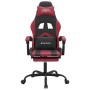 Gaming chair with footrest synthetic leather black red red by vidaXL, Gaming chairs - Ref: Foro24-3143909, Price: 128,28 €, D...