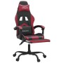 Gaming chair with footrest synthetic leather black red red by vidaXL, Gaming chairs - Ref: Foro24-3143909, Price: 128,28 €, D...