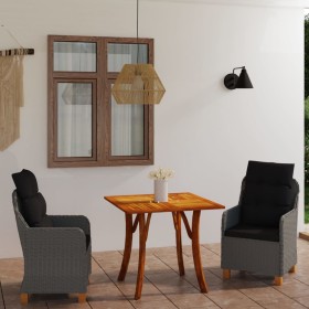 3-piece light gray garden dining set by vidaXL, Garden sets - Ref: Foro24-3071928, Price: 442,99 €, Discount: %