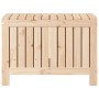 Caja de almacenaje jardín madera maciza de pino 76x42,5x54 cm de vidaXL, Cajas de almacenaje para exteriores - Ref: Foro24-83...