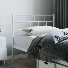 Cabecero de metal blanco 75 cm de vidaXL, Cabeceros y pies de cama - Ref: Foro24-355734, Precio: 20,99 €, Descuento: %