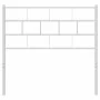 White metal headboard 75 cm by vidaXL, Headboards and footboards - Ref: Foro24-355734, Price: 18,48 €, Discount: %