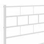 White metal headboard 100 cm by vidaXL, Headboards and footboards - Ref: Foro24-355737, Price: 22,68 €, Discount: %