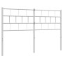 Cabecero de metal blanco 120 cm de vidaXL, Cabeceros y pies de cama - Ref: Foro24-355739, Precio: 27,99 €, Descuento: %