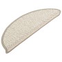 Selbstklebende Sisal-Stufenmatte 15 Stück beige 56x17x3 cm von vidaXL, Treppenmatten - Ref: Foro24-326858, Preis: 73,56 €, Ra...