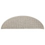 Self-adhesive sisal stair mat 15 units taupe 56x17x3 cm by vidaXL, Stair mats - Ref: Foro24-326859, Price: 70,98 €, Discount: %