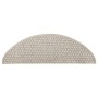 Self-adhesive sisal stair mat 15 units taupe 65x21x4cm by vidaXL, Stair mats - Ref: Foro24-326871, Price: 87,57 €, Discount: %