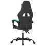 Black and green synthetic leather gaming chair by vidaXL, Gaming chairs - Ref: Foro24-3143845, Price: 111,70 €, Discount: %