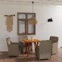 Juego de comedor para jardín 5 piezas marrón de vidaXL, Conjuntos de jardín - Ref: Foro24-3071904, Precio: 646,99 €, Descuent...