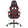 Gaming-Stuhl mit Fußstütze Kunstleder schwarz rot rot von vidaXL, Gaming-Stühle - Ref: Foro24-3143861, Preis: 119,67 €, Rabat...