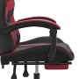 Gaming-Stuhl mit Fußstütze Kunstleder schwarz rot rot von vidaXL, Gaming-Stühle - Ref: Foro24-3143861, Preis: 119,67 €, Rabat...