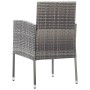 Juego de comedor para jardín 5 piezas gris antracita de vidaXL, Conjuntos de jardín - Ref: Foro24-3072042, Precio: 488,99 €, ...