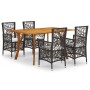 Brown 5-piece garden dining set by vidaXL, Garden sets - Ref: Foro24-3072133, Price: 691,78 €, Discount: %