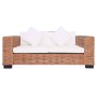 Natural rattan 3-piece sofa set with cushions by vidaXL, Sofas - Ref: Foro24-278624, Price: 1,00 €, Discount: %