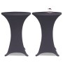 Elastic table cover 4 units 60 cm anthracite gray by vidaXL, Covers - Ref: Foro24-279084, Price: 32,25 €, Discount: %