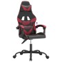 Black and wine red synthetic leather gaming chair by vidaXL, Gaming chairs - Ref: Foro24-3143849, Price: 123,99 €, Discount: %