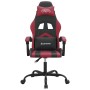 Silla gaming cuero sintético negro y rojo vino tinto de vidaXL, Sillones para videojuegos - Ref: Foro24-3143897, Precio: 113,...