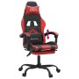 Gaming-Stuhl mit Fußstütze aus schwarzem rotem Kunstleder von vidaXL, Gaming-Stühle - Ref: Foro24-3143903, Preis: 136,17 €, R...