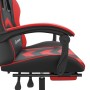 Gaming-Stuhl mit Fußstütze aus schwarzem rotem Kunstleder von vidaXL, Gaming-Stühle - Ref: Foro24-3143903, Preis: 136,17 €, R...