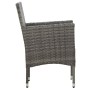 Juego de comedor para jardín 3 piezas gris de vidaXL, Conjuntos de jardín - Ref: Foro24-3072470, Precio: 195,03 €, Descuento: %