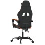 Black and orange synthetic leather gaming chair by vidaXL, Gaming chairs - Ref: Foro24-3143896, Price: 118,19 €, Discount: %