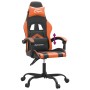 Black and orange synthetic leather gaming chair by vidaXL, Gaming chairs - Ref: Foro24-3143896, Price: 118,19 €, Discount: %