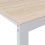 White and oak wood computer desk by vidaXL, Desks - Ref: Foro24-30198, Price: 113,26 €, Discount: %