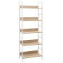 5-stufiges Regal aus technischem Eichenholz, 60 x 27,6 x 158,5 cm von vidaXL, Bücherregale und Regale - Ref: Foro24-288229, P...